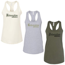 Load image into Gallery viewer, Redemption Baseball- Ladies Jersey Racerback Tank Top