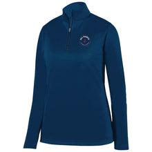 Load image into Gallery viewer, All Saints Catholic School - "Crest" Ladies 1/4 Zip Performance Fleece Pullover
