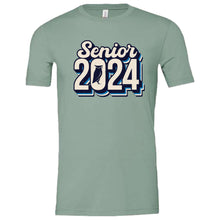 Load image into Gallery viewer, Philosophy Academy Tulsa - &quot;Senior 2024&quot; Adult Heather Blend Short Sleeve T
