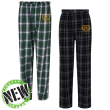 Load image into Gallery viewer, Weathermore Academy - "Crest" Adult Unisex Flannel Pants