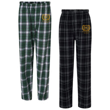 Load image into Gallery viewer, Weathermore Academy - "Crest" Adult Unisex Flannel Pants
