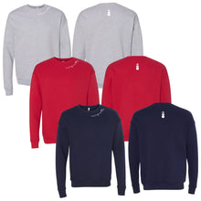 Load image into Gallery viewer, Marquette Teachers - "Cursive Puff" Adult Sponge Fleece Drop Shoulder Crewneck