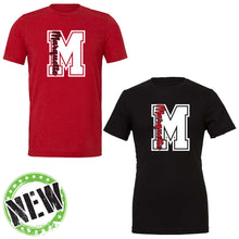 Load image into Gallery viewer, Marquette Teachers - "M Vertical" Adult Blended SS T