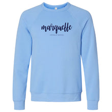 Load image into Gallery viewer, Marquette Teachers - "Puff Script" Adult Crewneck Sweatshirt