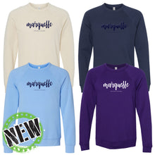 Load image into Gallery viewer, Marquette Teachers - "Puff Script" Adult Crewneck Sweatshirt