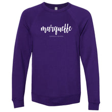 Load image into Gallery viewer, Marquette Teachers - "Puff Script" Adult Crewneck Sweatshirt