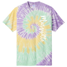 Load image into Gallery viewer, Marquette Teachers - "Vertical" Adult Tie-Dyed Short Sleeve T
