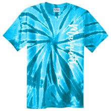 Load image into Gallery viewer, Marquette Teachers - "Vertical" Adult Tie-Dyed Short Sleeve T