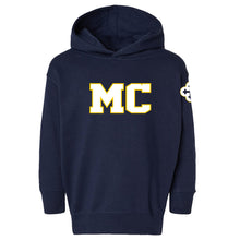 Load image into Gallery viewer, Monte Cassino - "MC" Toddler Hooded Sweatshirt