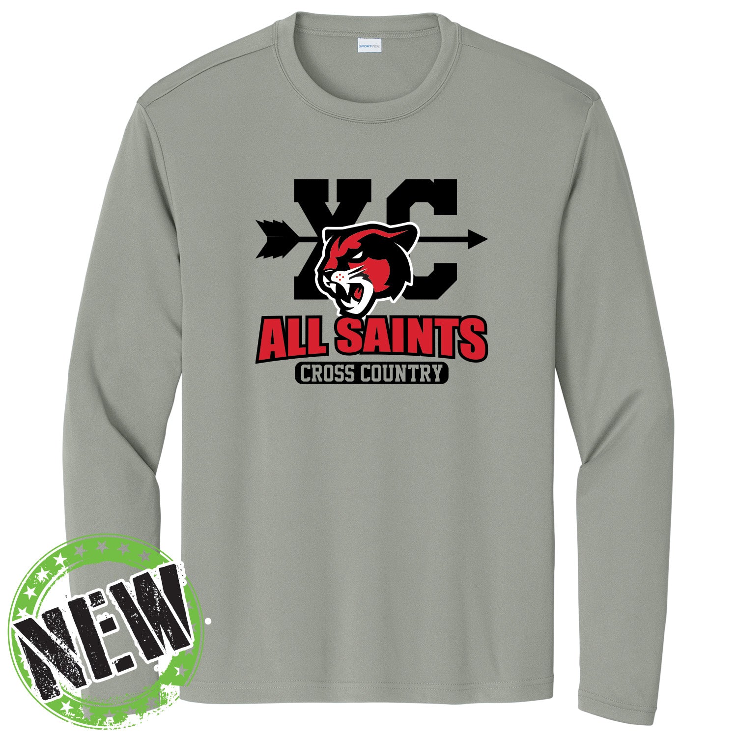 All Saints Catholic School Athletic XC Youth Adult Long Sleeve Per all-saints-catholic-school-athletic-xc-youth-adult-long-sleeve-per