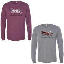 Load image into Gallery viewer, Town &amp; Country School - Youth/Adult Tri-Blend Long Sleeve T
