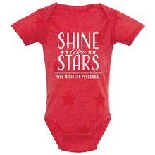 Load image into Gallery viewer, WEE Ministry Preschool - &quot;Stars&quot; Infant Bodysuit

