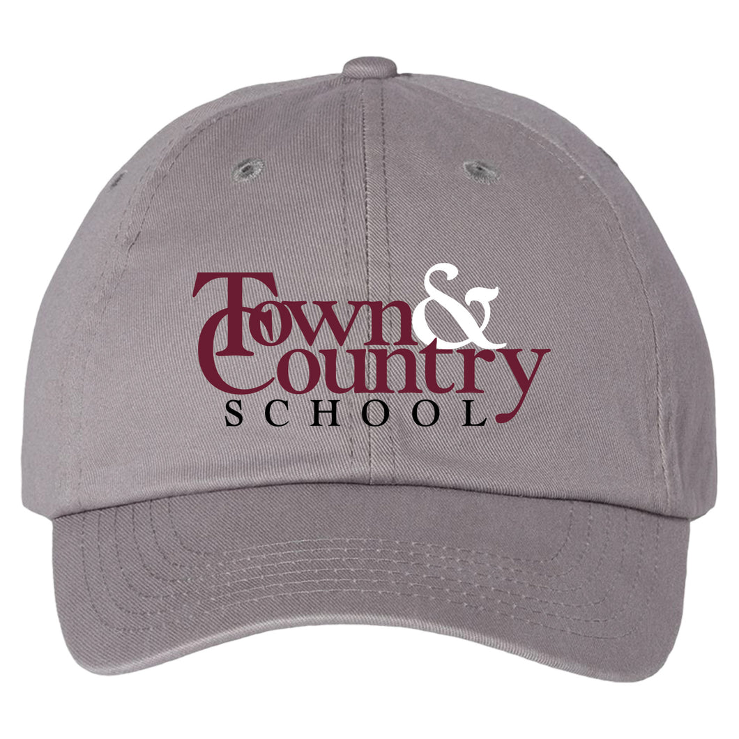 Town & Country School - Unstructured Garment Washed Hat