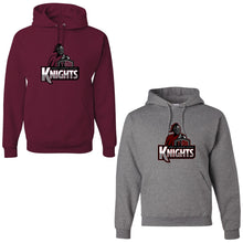 Load image into Gallery viewer, Town & Country School - "Knights" Youth/Adult Hooded Sweatshirt