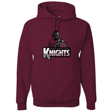 Load image into Gallery viewer, Town & Country School - "Knights" Youth/Adult Hooded Sweatshirt