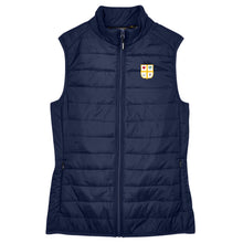 Load image into Gallery viewer, St. John Catholic School - "Crest" Women's Packable Puffer Vest