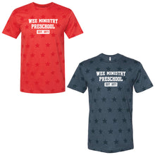 Load image into Gallery viewer, WEE Ministry Preschool - "EST. 1977" Youth/Adult Short Sleeve T