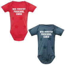 Load image into Gallery viewer, WEE Ministry Preschool - "EST. 1977" Infant Bodysuit