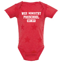Load image into Gallery viewer, WEE Ministry Preschool - "EST. 1977" Infant Bodysuit