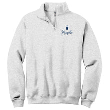 Load image into Gallery viewer, Marquette Catholic School - "CTK Script" Youth/Adult 1/4 Zip Sweatshirt