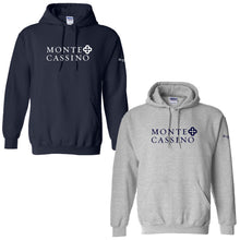 Load image into Gallery viewer, Monte Cassino - "Be a Saint" Youth/Adult Hooded Sweatshirt