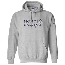 Load image into Gallery viewer, Monte Cassino - "Be a Saint" Youth/Adult Hooded Sweatshirt