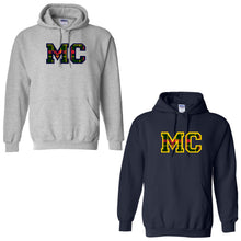 Load image into Gallery viewer, Monte Cassino - "Varsity Plaid" Youth/Adult Hooded Sweatshirt
