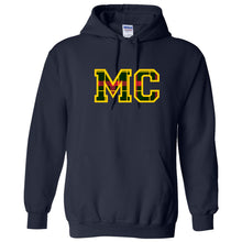 Load image into Gallery viewer, Monte Cassino - "Varsity Plaid" Youth/Adult Hooded Sweatshirt
