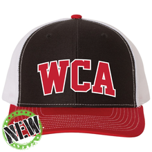 Load image into Gallery viewer, Wright Christian Academy - &quot;Block&quot; Snapback Trucker
