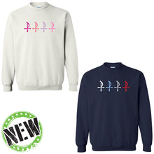 Load image into Gallery viewer, All Saints Catholic School - "Crosses" Youth/Adult Crewneck Sweatshirt

