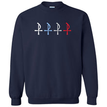 Load image into Gallery viewer, All Saints Catholic School - "Crosses" Youth/Adult Crewneck Sweatshirt
