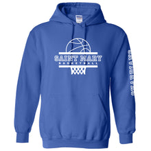 Load image into Gallery viewer, School of Saint Mary - &quot;Basketball&quot; Youth/Adult Hooded Sweatshirt
