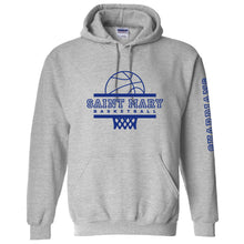 Load image into Gallery viewer, School of Saint Mary - &quot;Basketball&quot; Youth/Adult Hooded Sweatshirt
