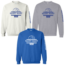 Load image into Gallery viewer, School of Saint Mary - &quot;Basketball&quot; Youth/Adult Crewneck Sweatshirt
