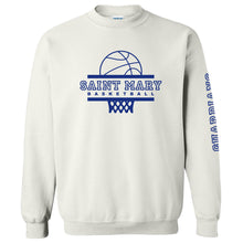 Load image into Gallery viewer, School of Saint Mary - &quot;Basketball&quot; Youth/Adult Crewneck Sweatshirt
