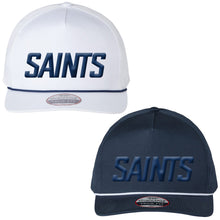 Load image into Gallery viewer, Monte Cassino - "3D Saints" Imperial 5-Panel Snapback Rope Hat
