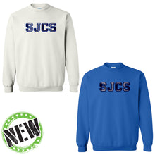 Load image into Gallery viewer, St. John Catholic School - &quot;Varsity Plaid&quot; Youth/Adult Crewneck Sweatshirt
