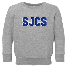 Load image into Gallery viewer, St. John Catholic School - &quot;Varsity&quot; Toddler Fleece Crewneck Sweatshirt
