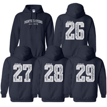 Load image into Gallery viewer, Monte Cassino - &quot;Class Of&quot; Youth/Adult Hooded Sweatshirt

