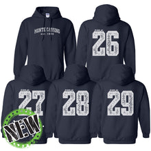 Load image into Gallery viewer, Monte Cassino - &quot;Class Of&quot; Youth/Adult Hooded Sweatshirt
