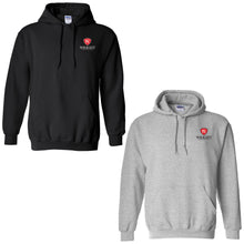 Load image into Gallery viewer, Wright Christian Academy - &quot;Crest&quot; Youth/Adult Hooded Sweatshirt

