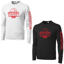 Load image into Gallery viewer, Wright Christian Academy - &quot;Basketball&quot; Youth/Adult Long Sleeve Performance T
