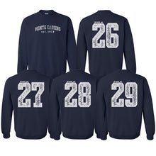 Load image into Gallery viewer, Monte Cassino - &quot;Class Of&quot; Youth/Adult Crewneck Sweatshirt
