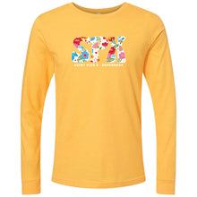 Load image into Gallery viewer, St. Pius X Catholic School - &quot;Flowers&quot; Youth/Adult Long Sleeve T
