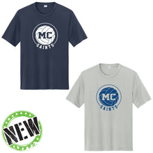 Load image into Gallery viewer, Monte Cassino Athletics - &quot;Volleyball Circle&quot; Youth/Adult Performance SS T
