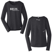 Load image into Gallery viewer, Redemption Baseball- "BRUH" Women's OGIO Long Sleeve Pulse Crew
