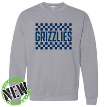 Load image into Gallery viewer, Evergreen Academy - &quot;Checkers&quot; Youth/Adult Crewneck Sweatshirt
