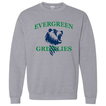 Load image into Gallery viewer, Evergreen Academy - &quot;Grizzlies&quot; Youth/Adult Crewneck Sweatshirt
