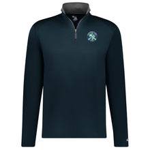 Load image into Gallery viewer, Evergreen Academy - "Crest" Youth/Adult Lightweight Performance 1/4 Zip

