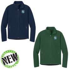 Load image into Gallery viewer, Evergreen Academy - "Crest" Youth/Adult Fleece Jacket
